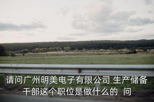 廣州明美電子廠招聘，明美電子有限公司規模大嗎里面有技術團隊嗎薪水待遇怎么樣