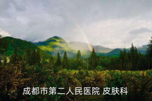 成都市第二人民醫院 皮膚科