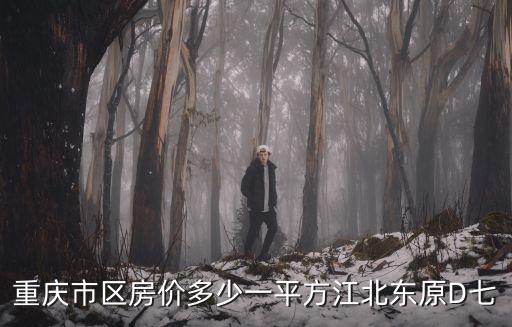 重慶市區房價多少一平方江北東原D七