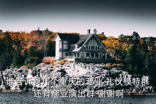 誰告訴我幾個重慶的專業 禮儀模特群 還有商業演出群 謝謝啊