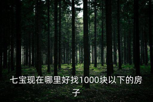 上海市七寶鎮房價，上海七寶哪有400元左右的房子粗啊