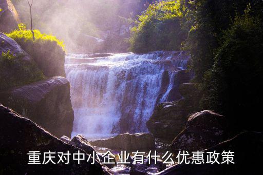重慶對中小企業(yè)有什么優(yōu)惠政策