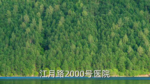 江月路2000號(hào)醫(yī)院