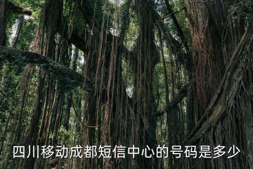 四川移動成都短信中心的號碼是多少