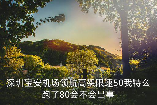 深圳寶安機(jī)場(chǎng)領(lǐng)航高架限速50我特么跑了80會(huì)不會(huì)出事