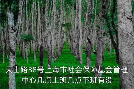 天山路38號上海市社會(huì)保障基金管理中心幾點(diǎn)上班幾點(diǎn)下班有沒