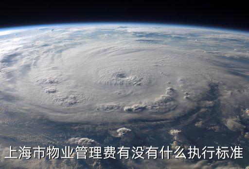 上海市物業(yè)管理費有沒有什么執(zhí)行標準