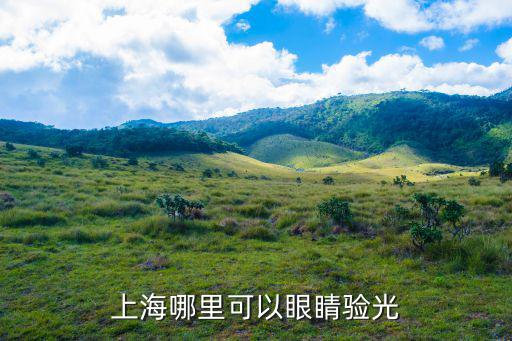 上海哪里可以眼睛驗光