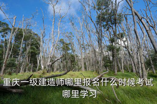 重慶一級建造師哪里報(bào)名什么時(shí)候考試 哪里學(xué)習(xí)