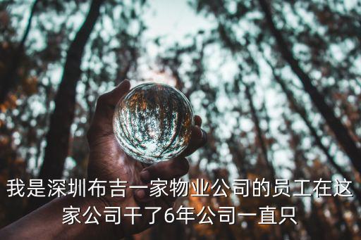 我是深圳布吉一家物業公司的員工在這家公司干了6年公司一直只