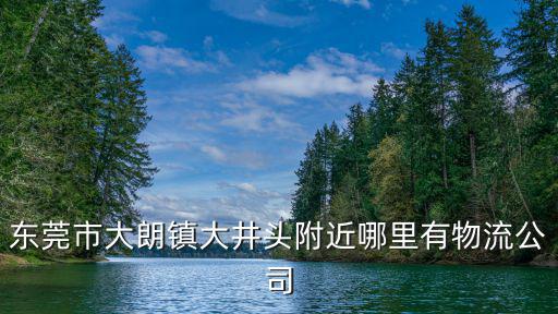 東莞市大朗鎮(zhèn)大井頭附近哪里有物流公司