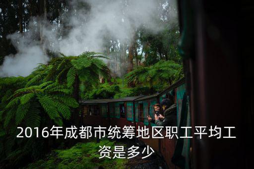 2016年成都市統(tǒng)籌地區(qū)職工平均工資是多少