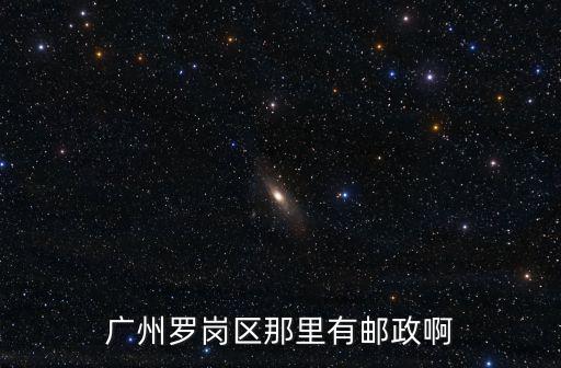 廣州羅崗區那里有郵政啊