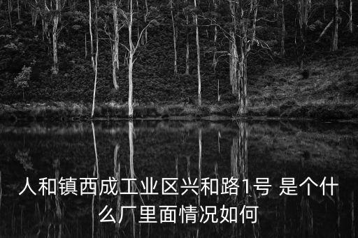 天津市興和一數(shù)控，人和鎮(zhèn)西成工業(yè)區(qū)興和路1號 是個什么廠里面情況如何