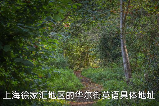 上海徐家匯地區(qū)的華爾街英語具體地址