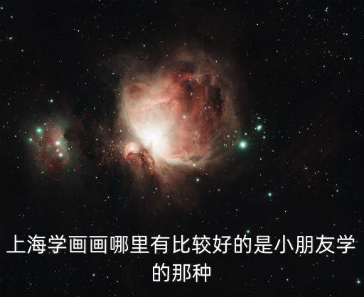 上海市幼兒學(xué)畫(huà)畫(huà)，上海學(xué)畫(huà)畫(huà)哪里有比較好的是小朋友學(xué)的那種