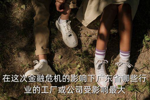 在這次金融危機的影響下廣東省哪些行業的工廠或公司受影響最大