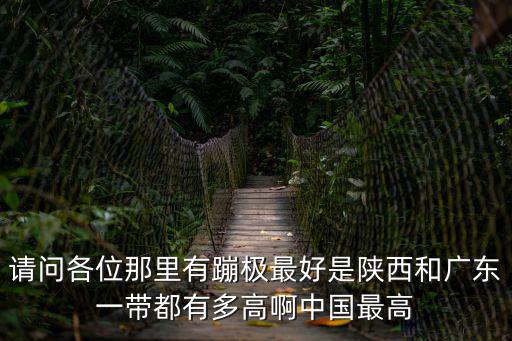 請(qǐng)問各位那里有蹦極最好是陜西和廣東一帶都有多高啊中國(guó)最高