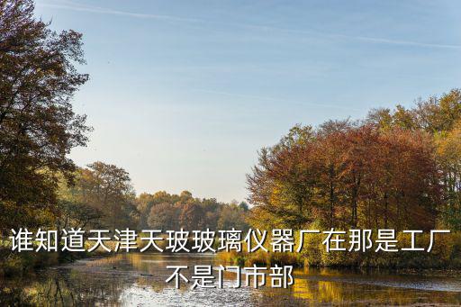 誰知道天津天玻玻璃儀器廠在那是工廠不是門市部