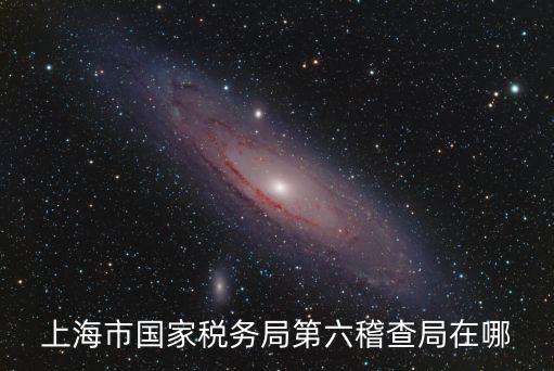 上海市國家稅務(wù)局第六稽查局在哪