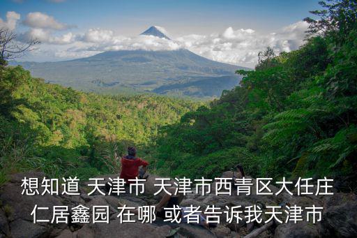 想知道 天津市 天津市西青區大任莊仁居鑫園 在哪 或者告訴我天津市