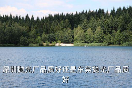 深圳拋光廠品質好還是東莞拋光廠品質好