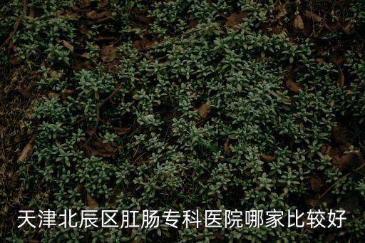 天津北辰區肛腸專科醫院哪家比較好