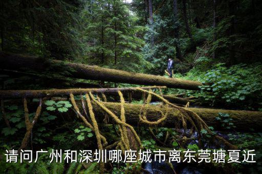 請(qǐng)問(wèn)廣州和深圳哪座城市離東莞塘夏近