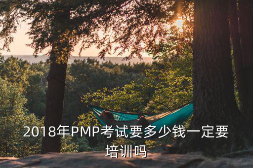 2018年P(guān)MP考試要多少錢一定要培訓(xùn)嗎