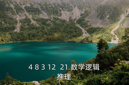 4 8 3 12  21 數(shù)學(xué)邏輯推理
