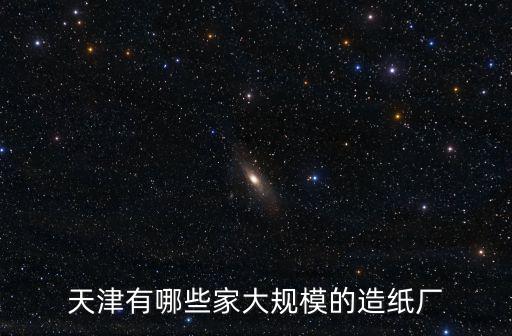 天津有哪些家大規(guī)模的造紙廠