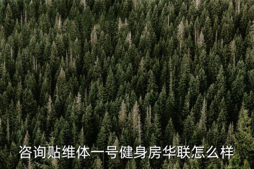 咨詢貼維體一號健身房華聯怎么樣