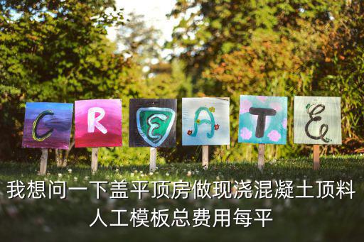 我想問一下蓋平頂房做現澆混凝土頂料人工模板總費用每平