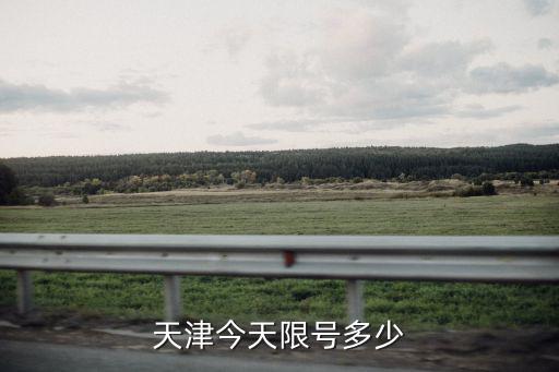 天津今天限號多少