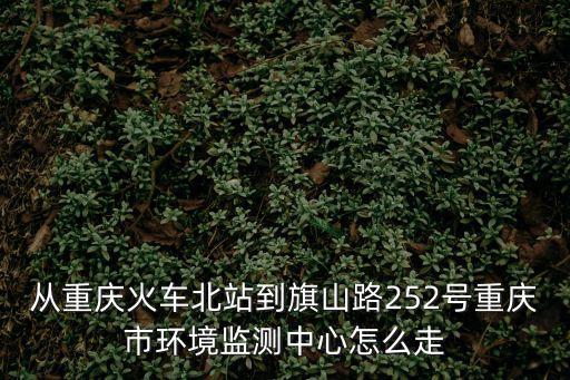 從重慶火車北站到旗山路252號重慶市環境監測中心怎么走