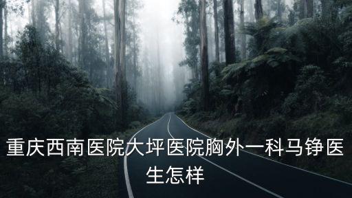 重慶西南醫(yī)院大坪醫(yī)院胸外一科馬錚醫(yī)生怎樣