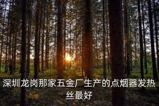 深圳龍崗那家五金廠生產的點煙器發熱絲最好