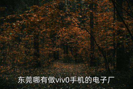 東莞哪有做viv0手機的電子廠