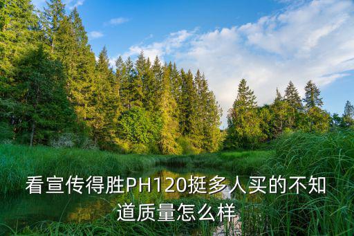 看宣傳得勝PH120挺多人買的不知道質量怎么樣