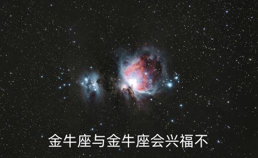 金牛座與金牛座會興福不