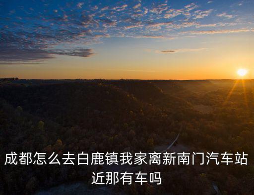 成都怎么去白鹿鎮我家離新南門汽車站近那有車嗎