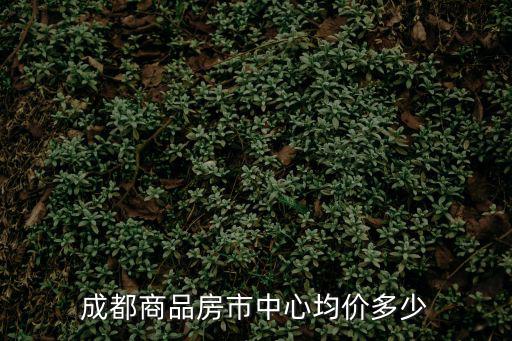 成都市犀利公示，成都商品房市中心均價(jià)多少