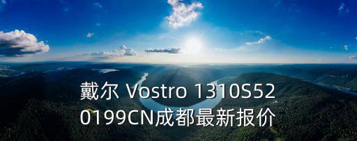 戴爾 Vostro 1310S520199CN成都最新報價