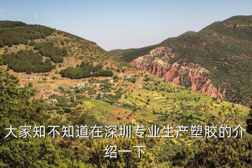 大家知不知道在深圳專業(yè)生產(chǎn)塑膠的介紹一下