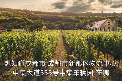 2018成都市新都區(qū)輔警考試結(jié)果，想知道成都市 成都市新都區(qū)物流中心中集大道555號中集車輛園 在哪
