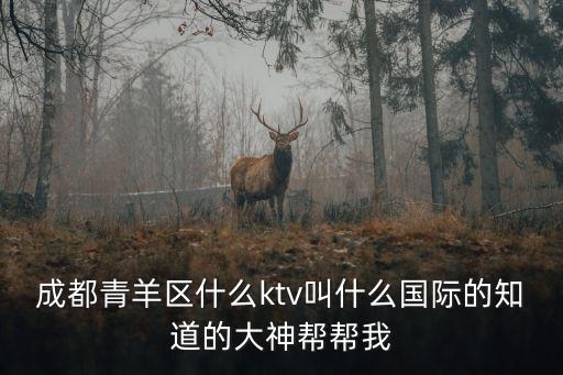 成都市青羊區樂唱KTV，成都有幾家海樂迪KTV都在哪些地方