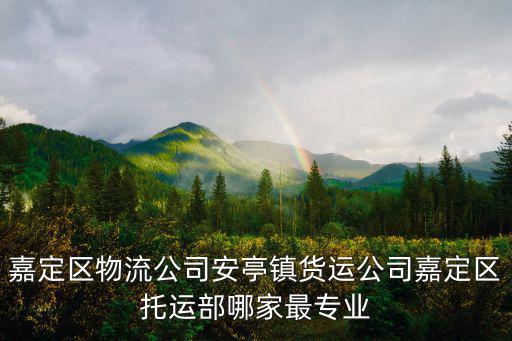 嘉定區(qū)物流公司安亭鎮(zhèn)貨運(yùn)公司嘉定區(qū)托運(yùn)部哪家最專業(yè)