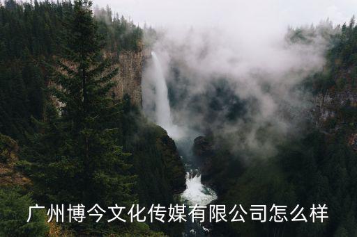 廣州博今文化傳媒有限公司怎么樣