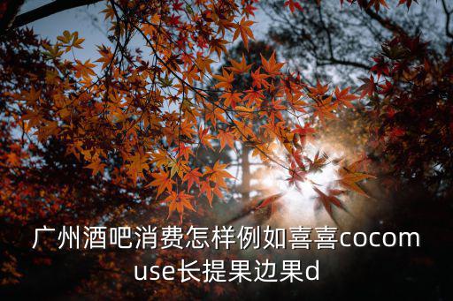 廣州酒吧消費怎樣例如喜喜cocomuse長提果邊果d
