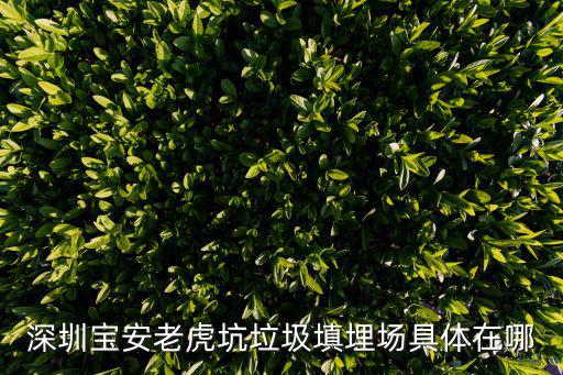 深圳老虎坑垃圾 滲濾液處理，深圳市垃圾處理廠在那里